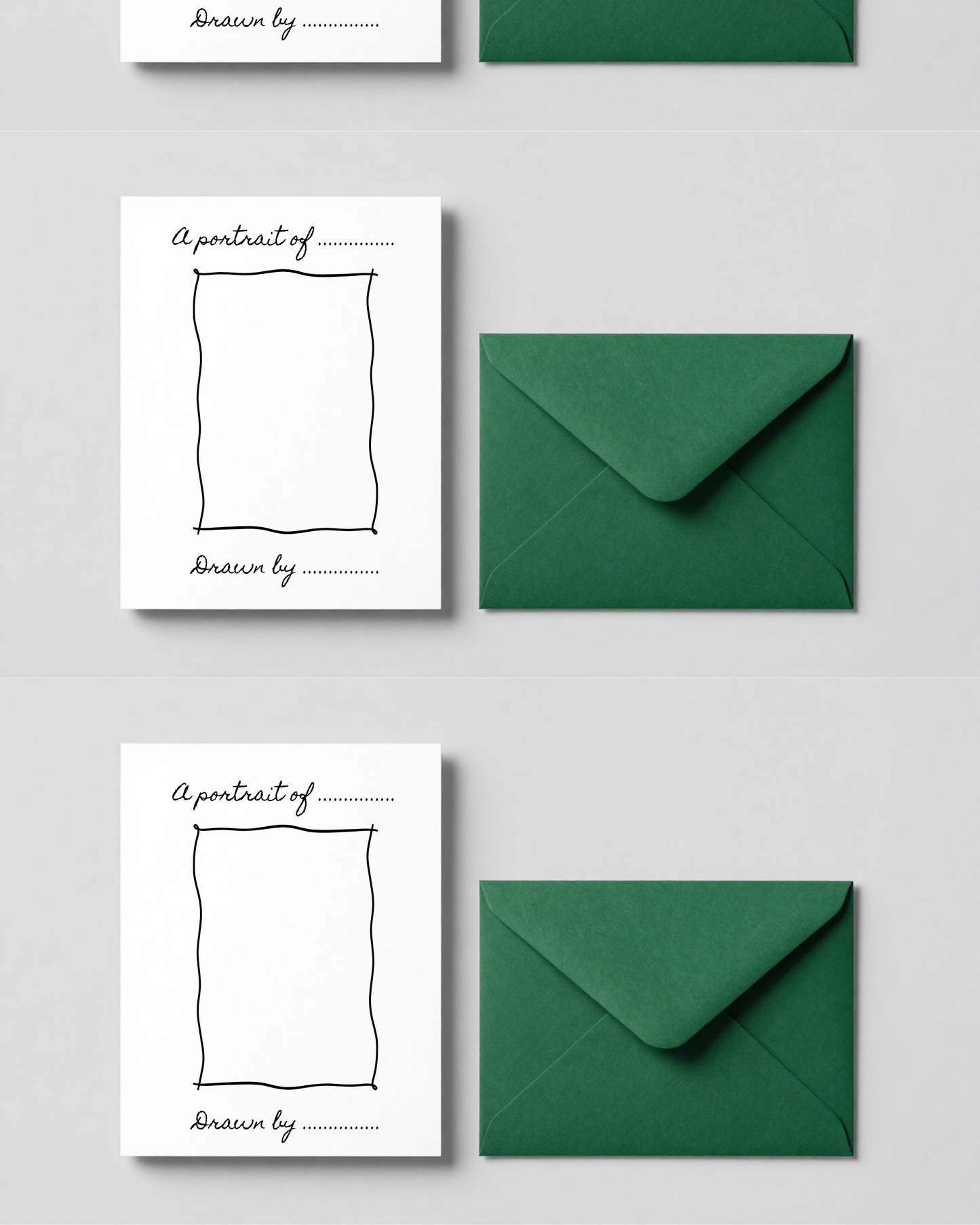 Portrait Of Daddy Father's Day Card