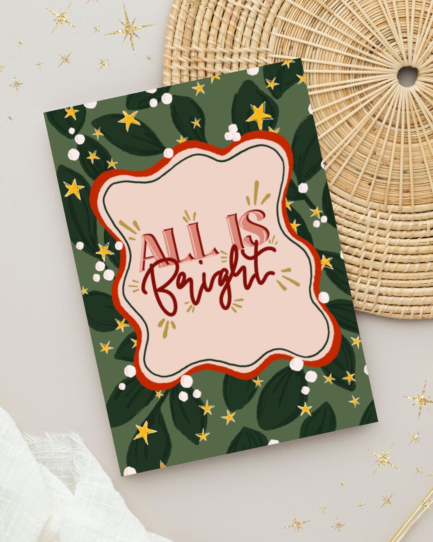 Pack Of 5 Mixed Design Christmas Cards