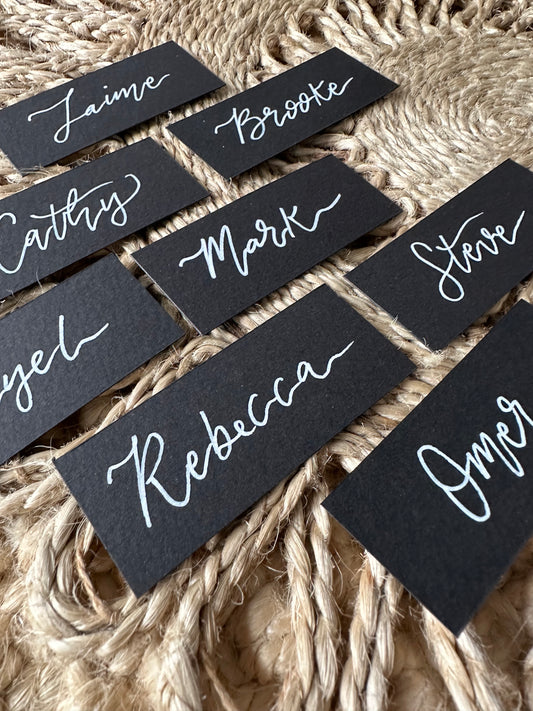 Handwritten Black Place Names