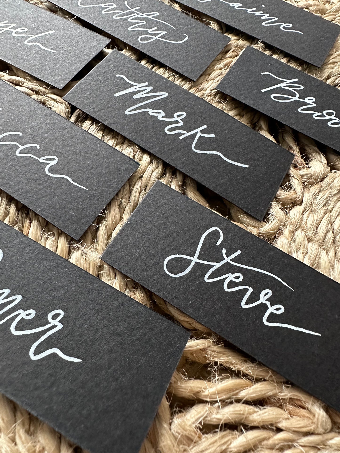 Handwritten Black Place Names