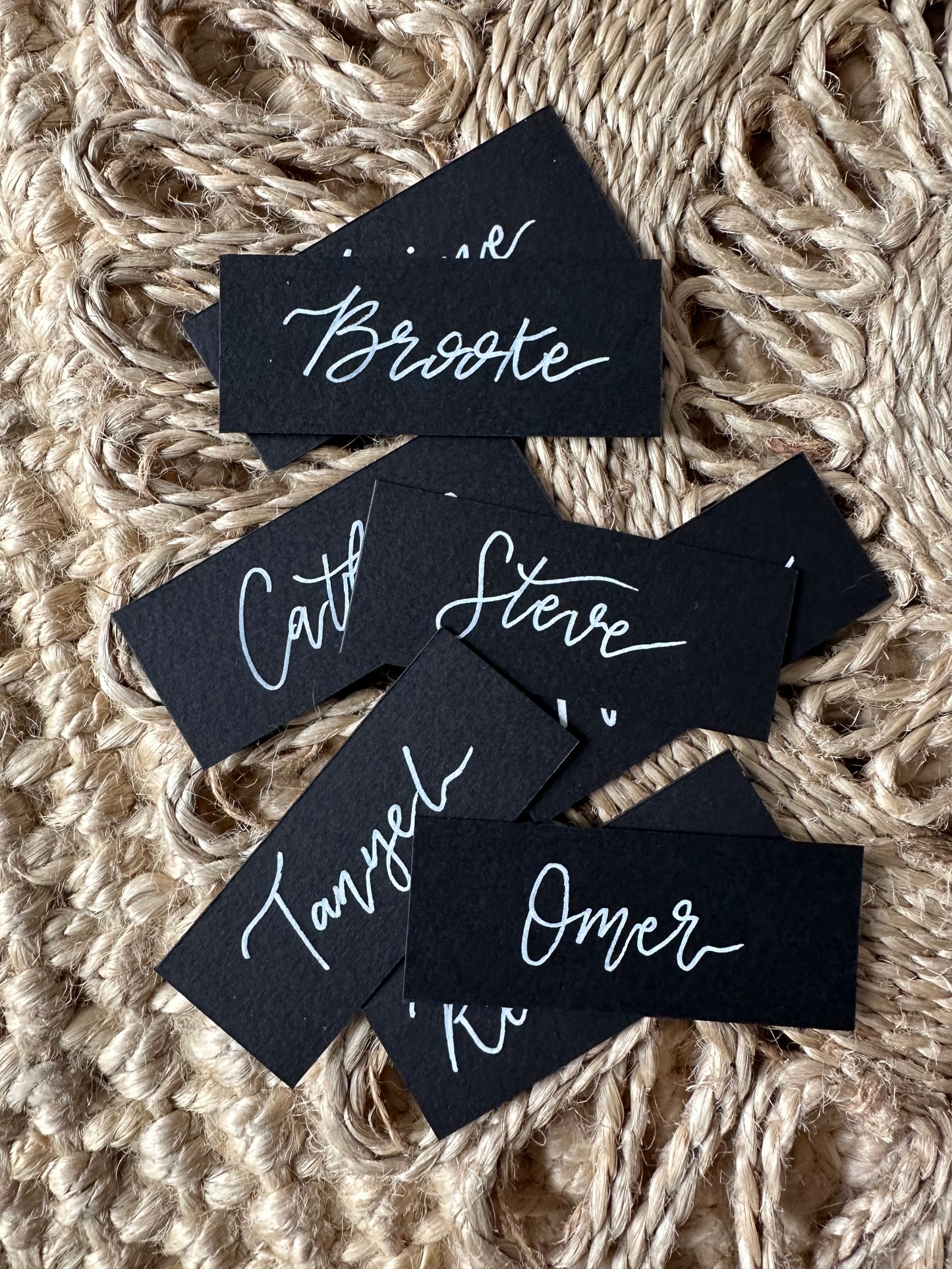 Handwritten Black Place Names