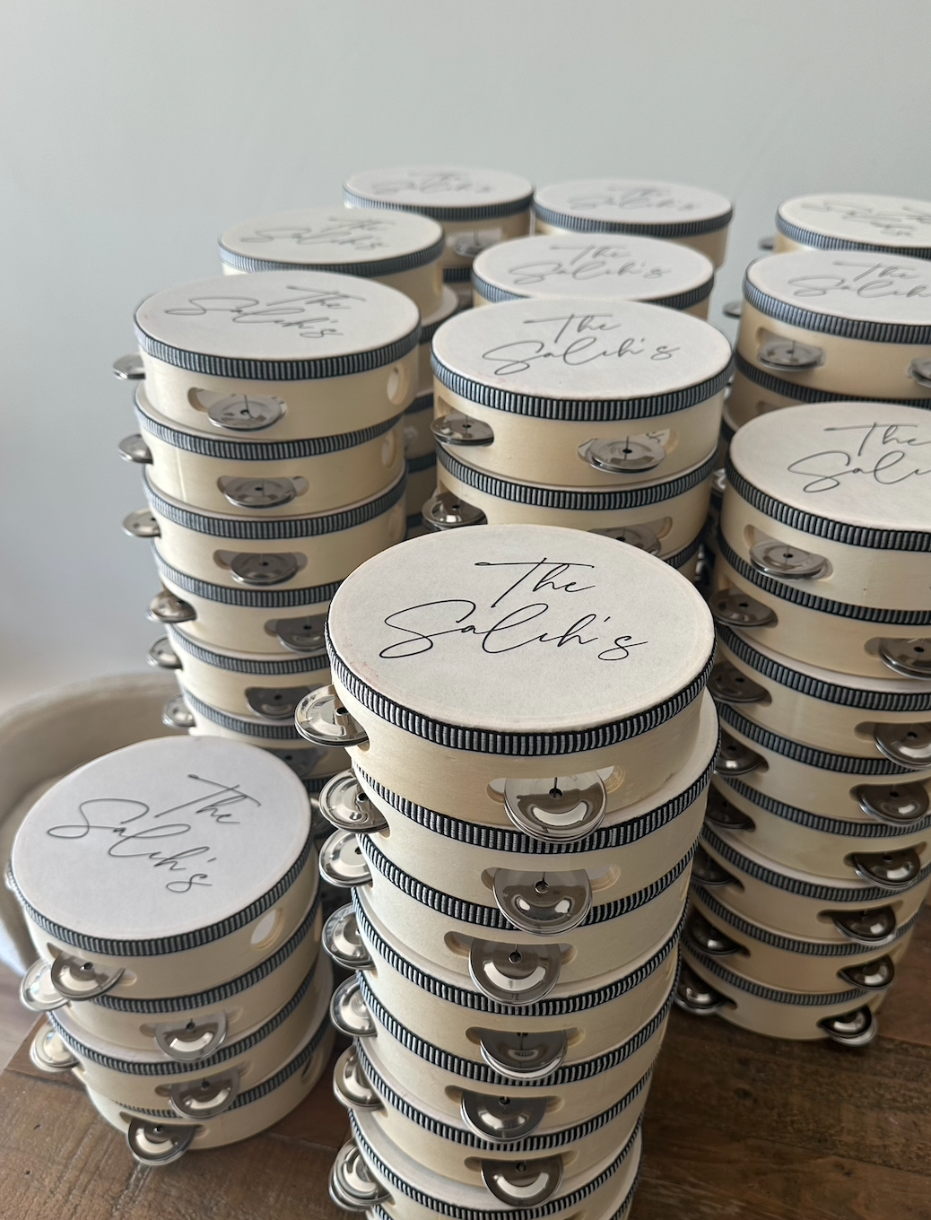 Personalised Custom Place Name Tambourine