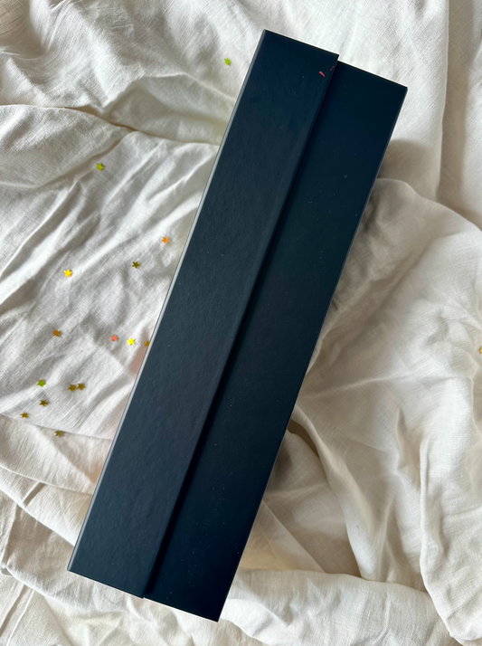 Hand Painted Personalised Christmas Wine Bottle Gift Box