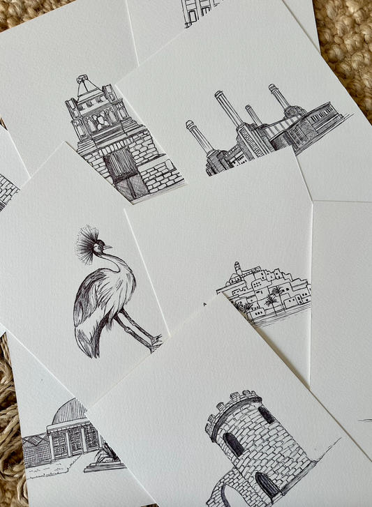 Personalised Hand Drawn Location Table Names