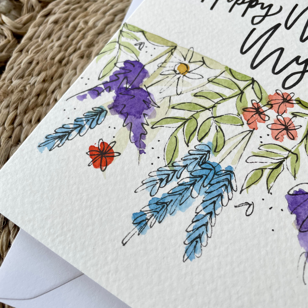 Colourful Floral Mother's Day Card
