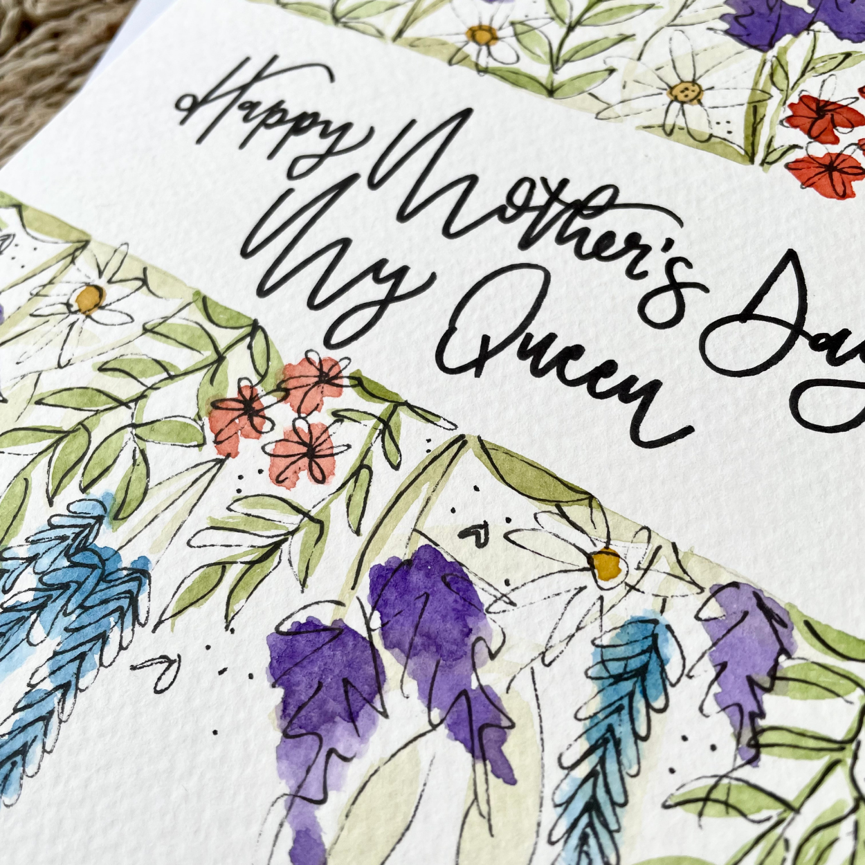 Colourful Floral Mother's Day Card