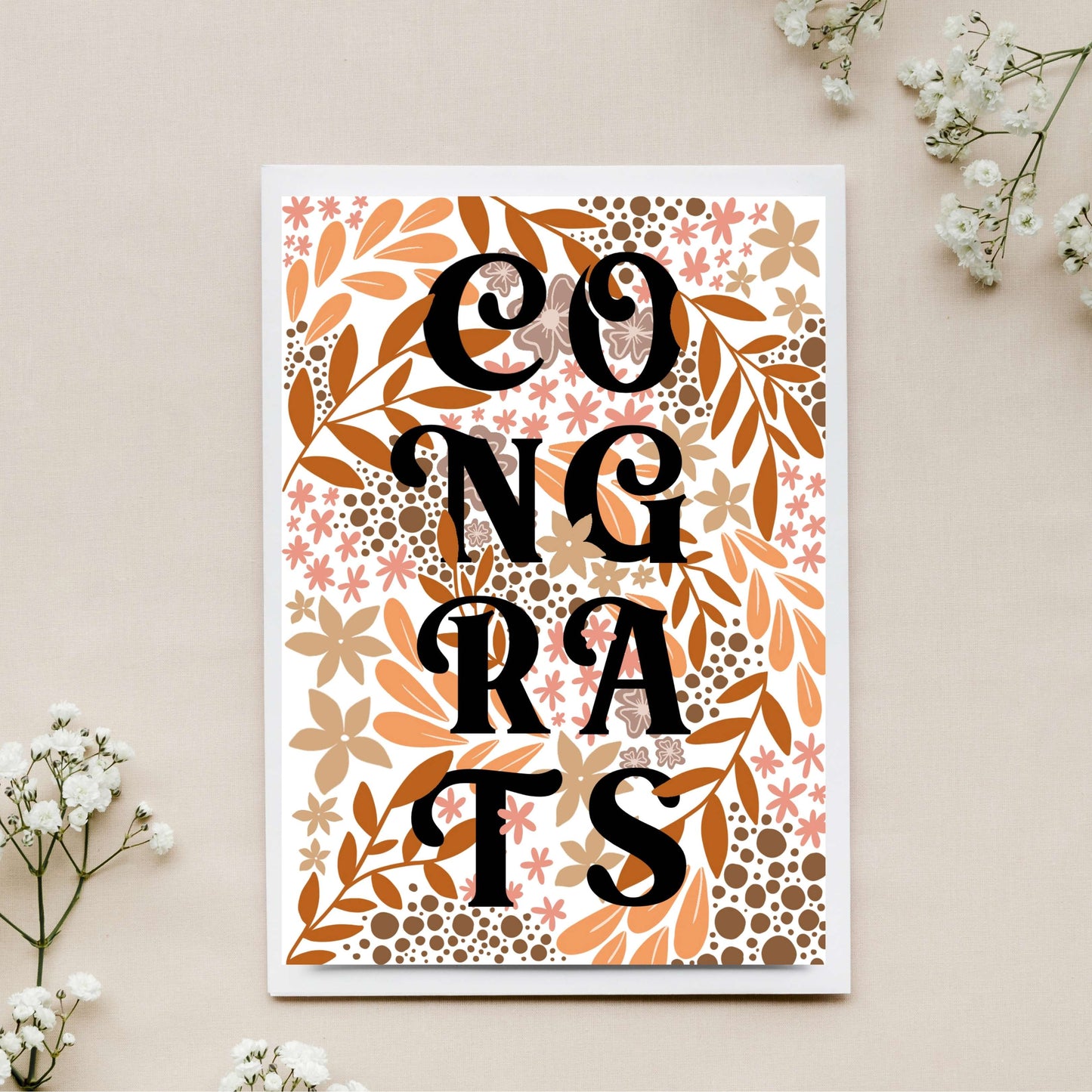 Tonal Congratulations Card