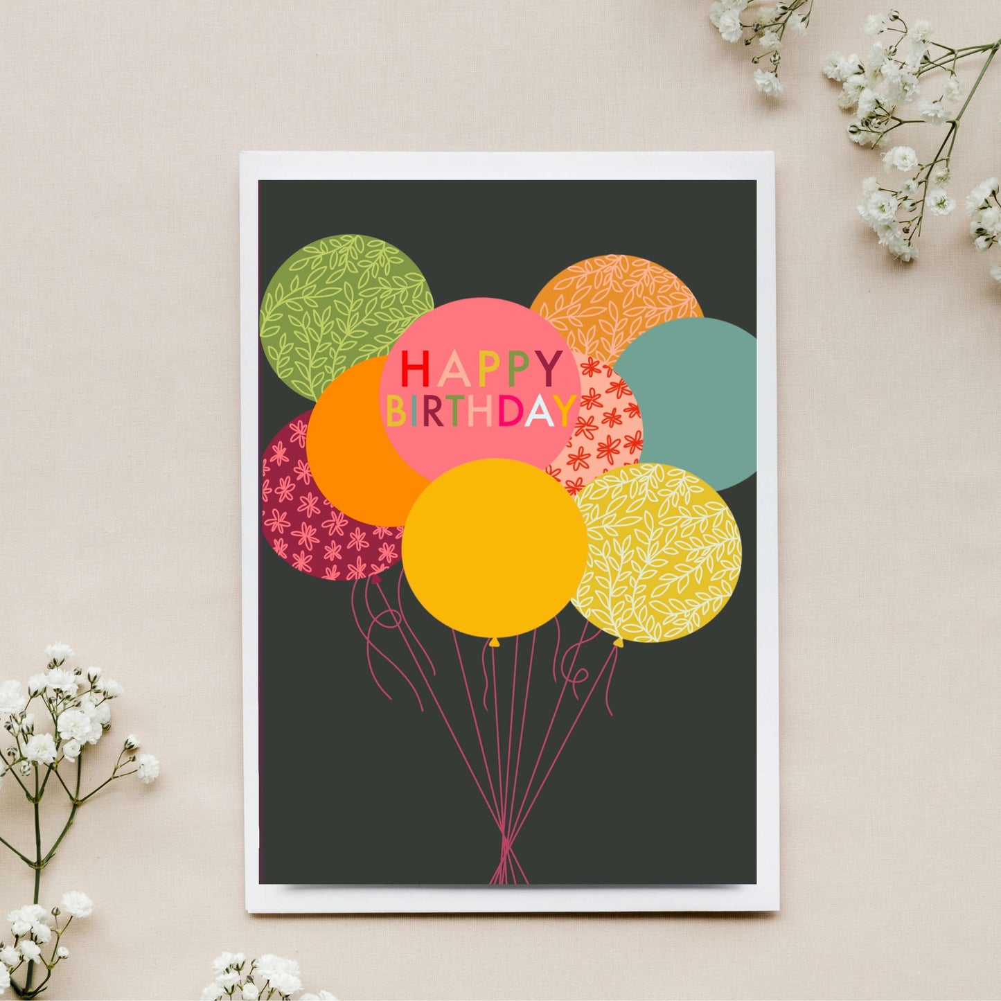 Happy Birthday Balloon Card