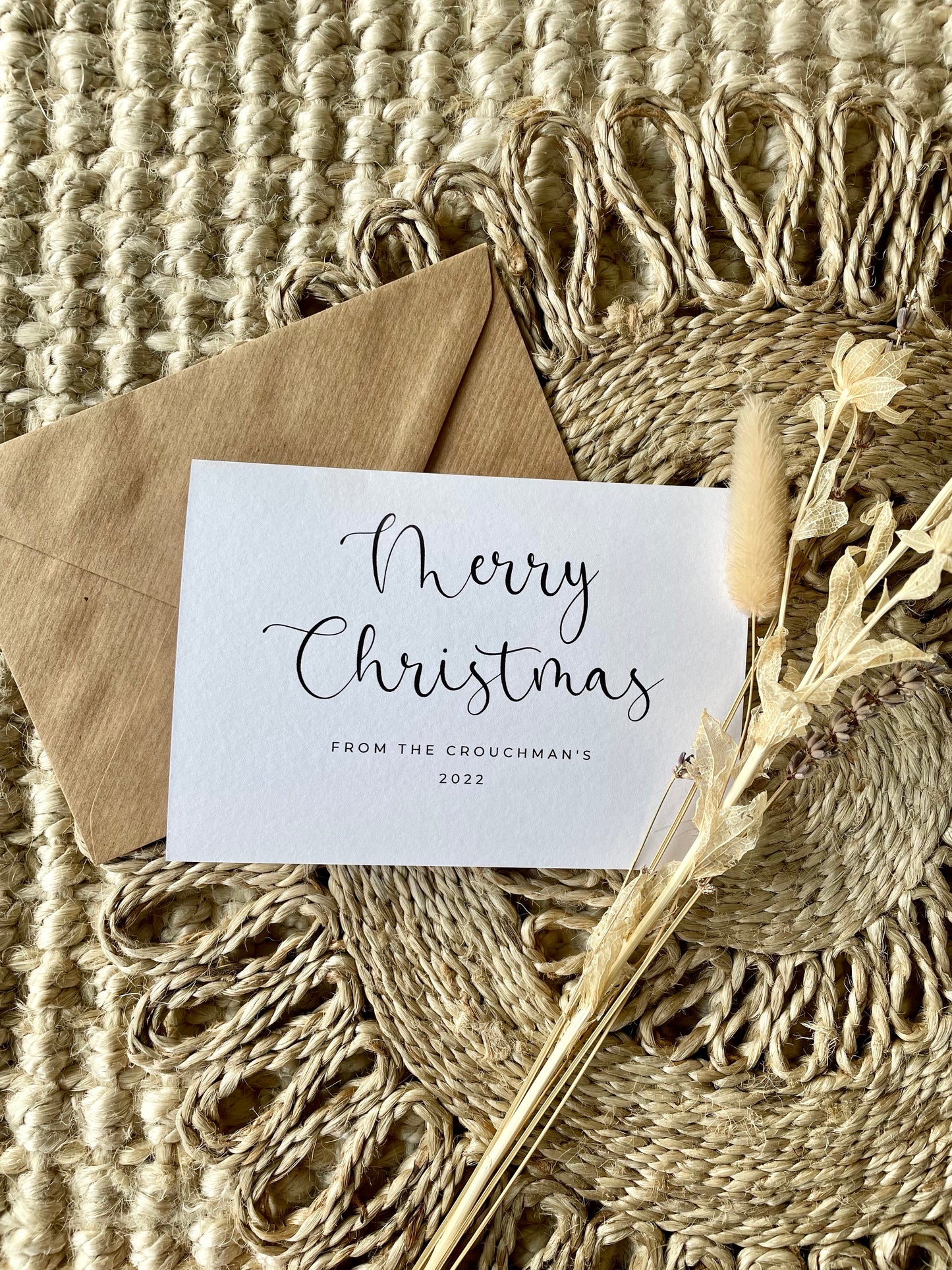 Merry Christmas Personalised Card