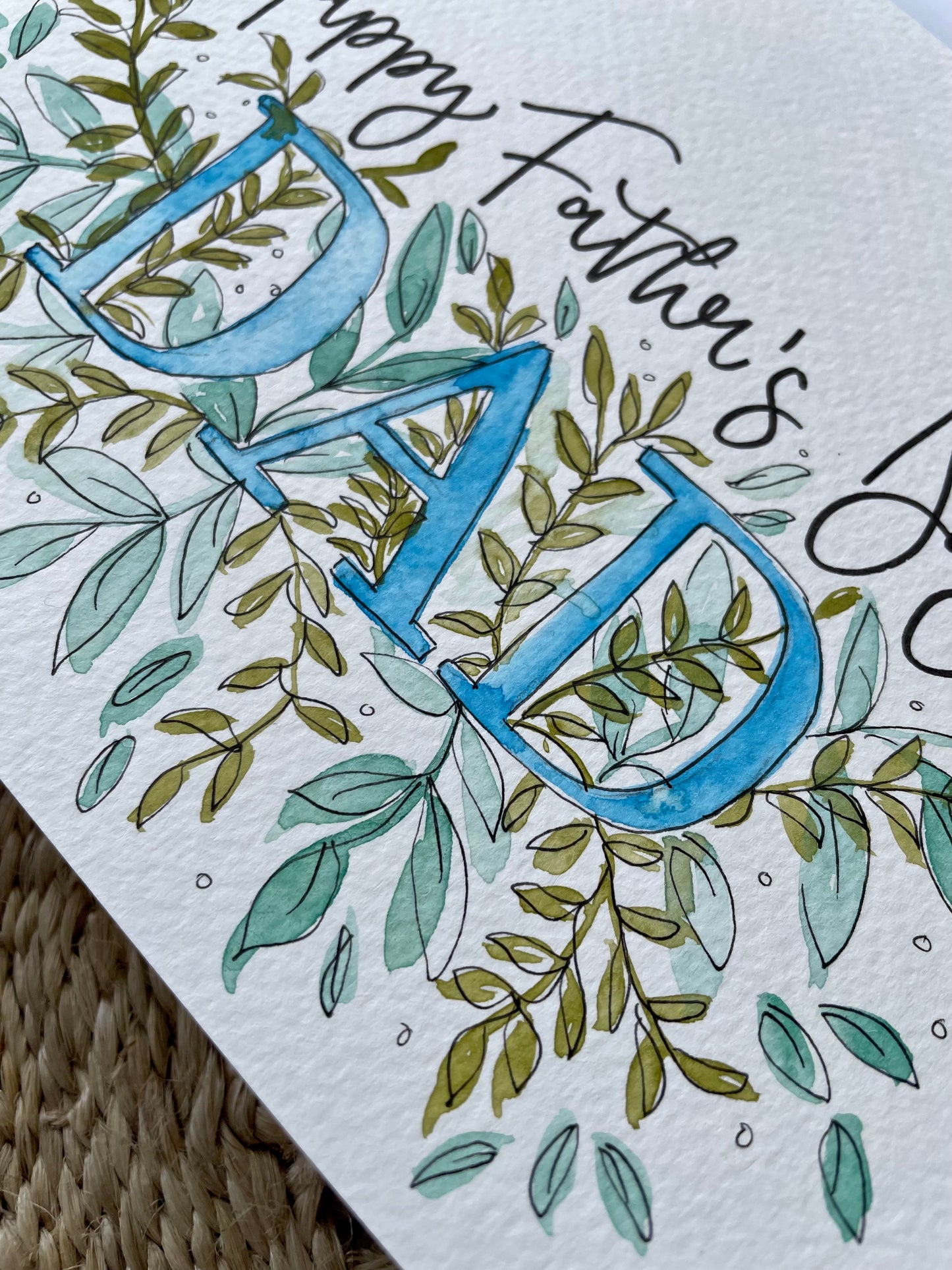 Botanical Name Father's Day Card