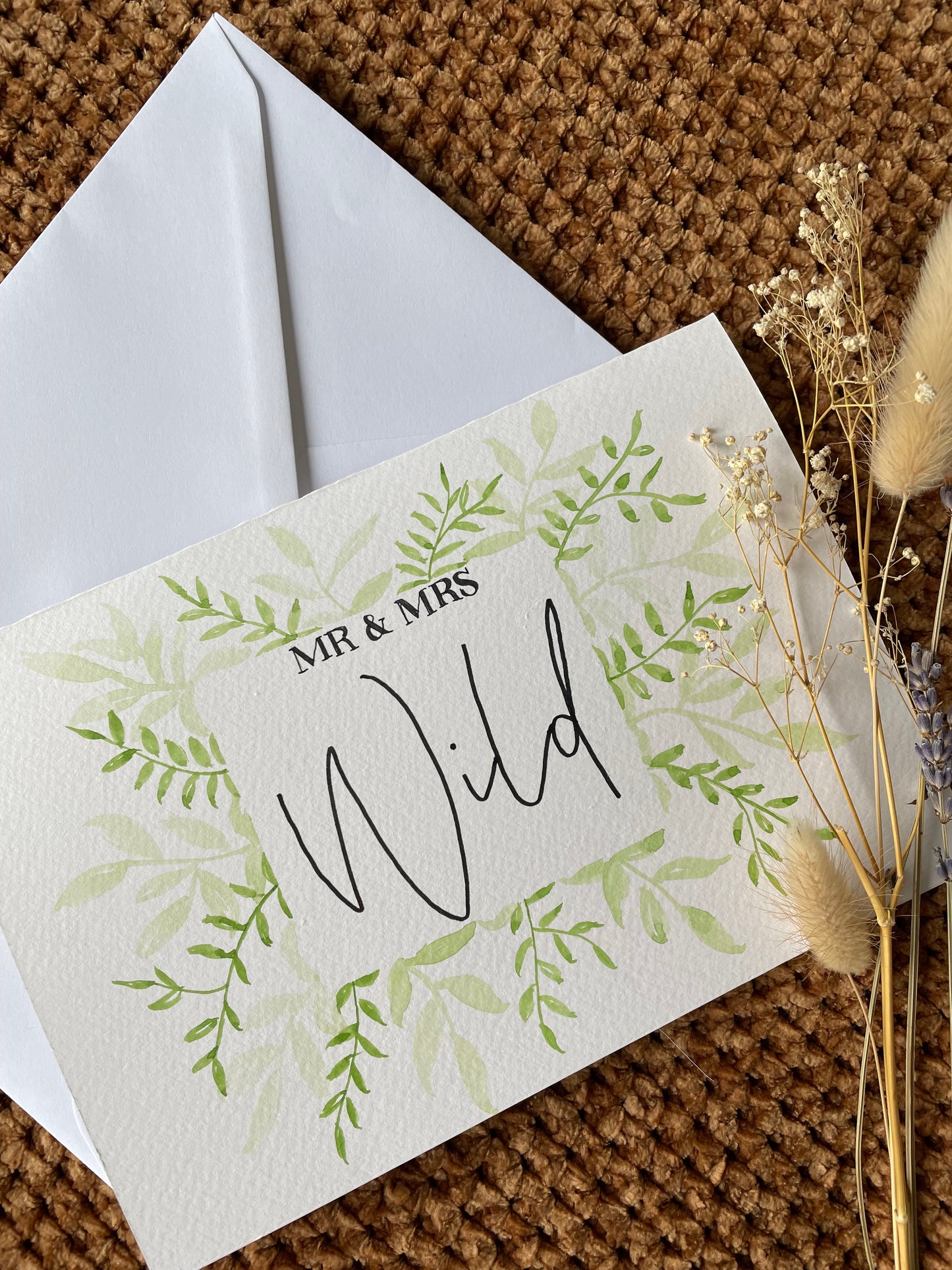Surname Botanical Card