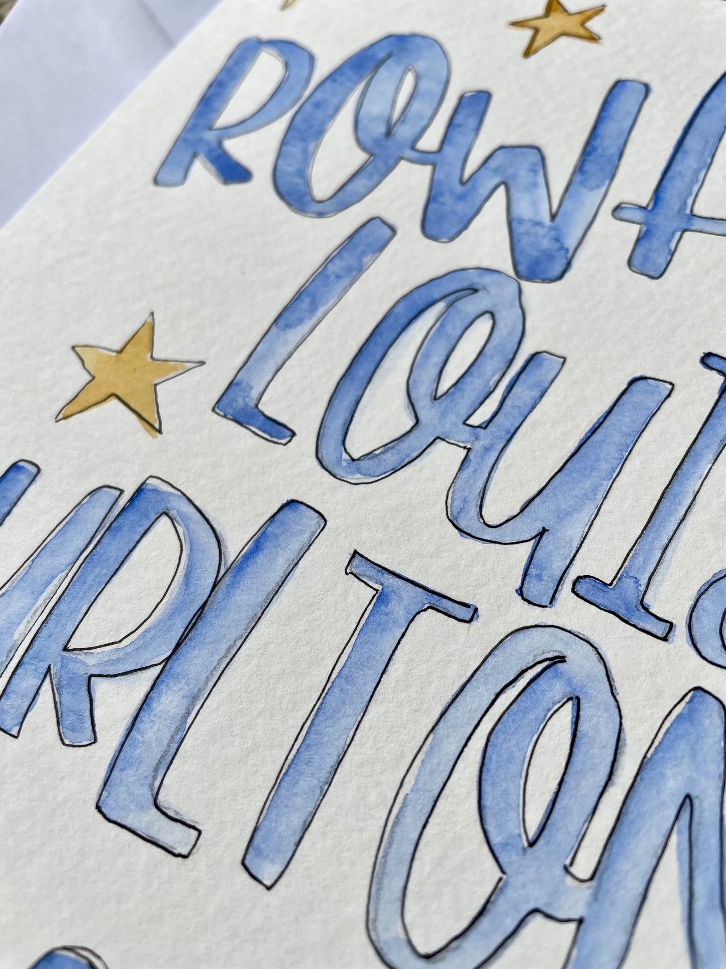 Name And Date New Baby Card