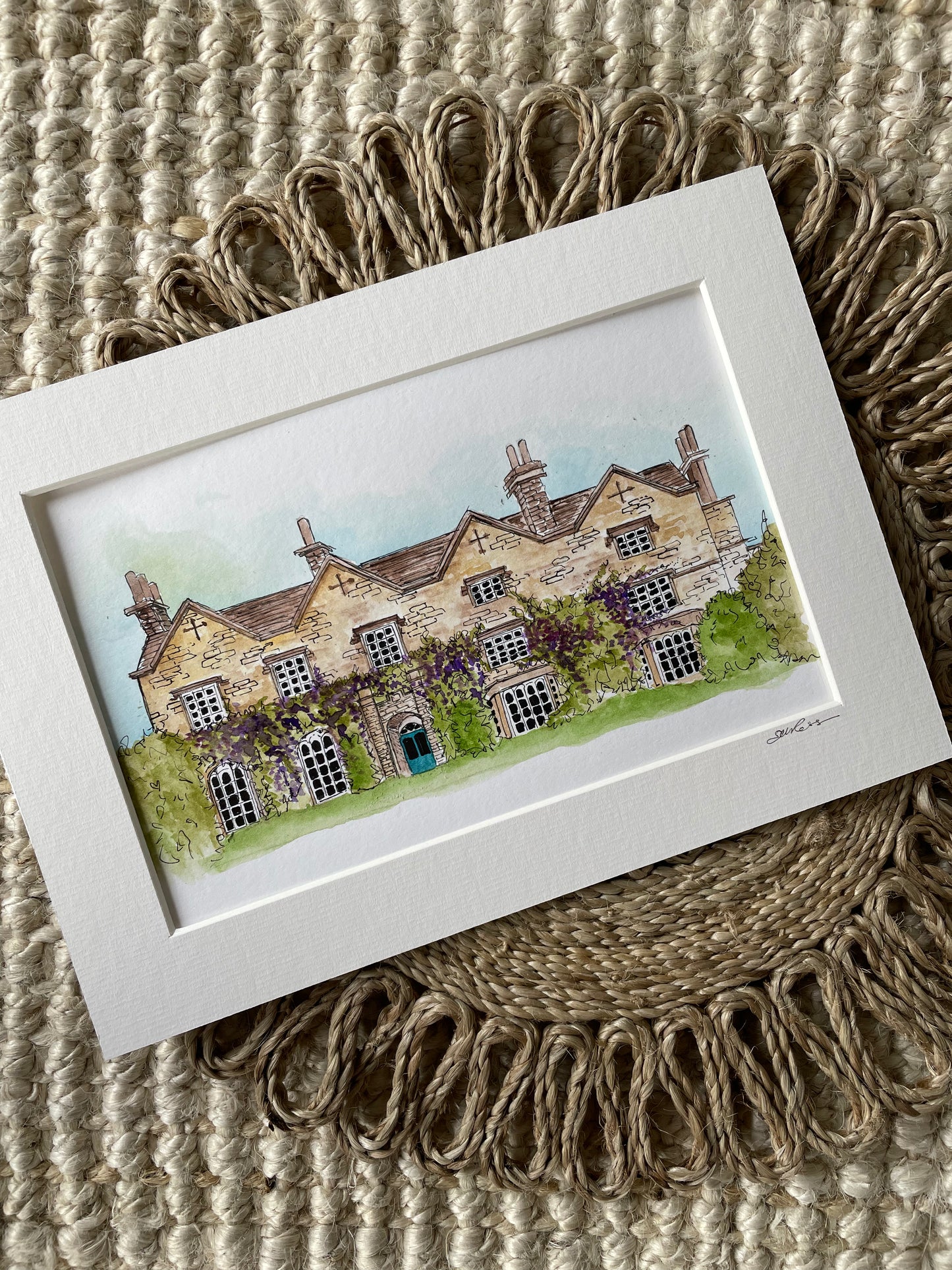 Wedding Venue Painted Illustration