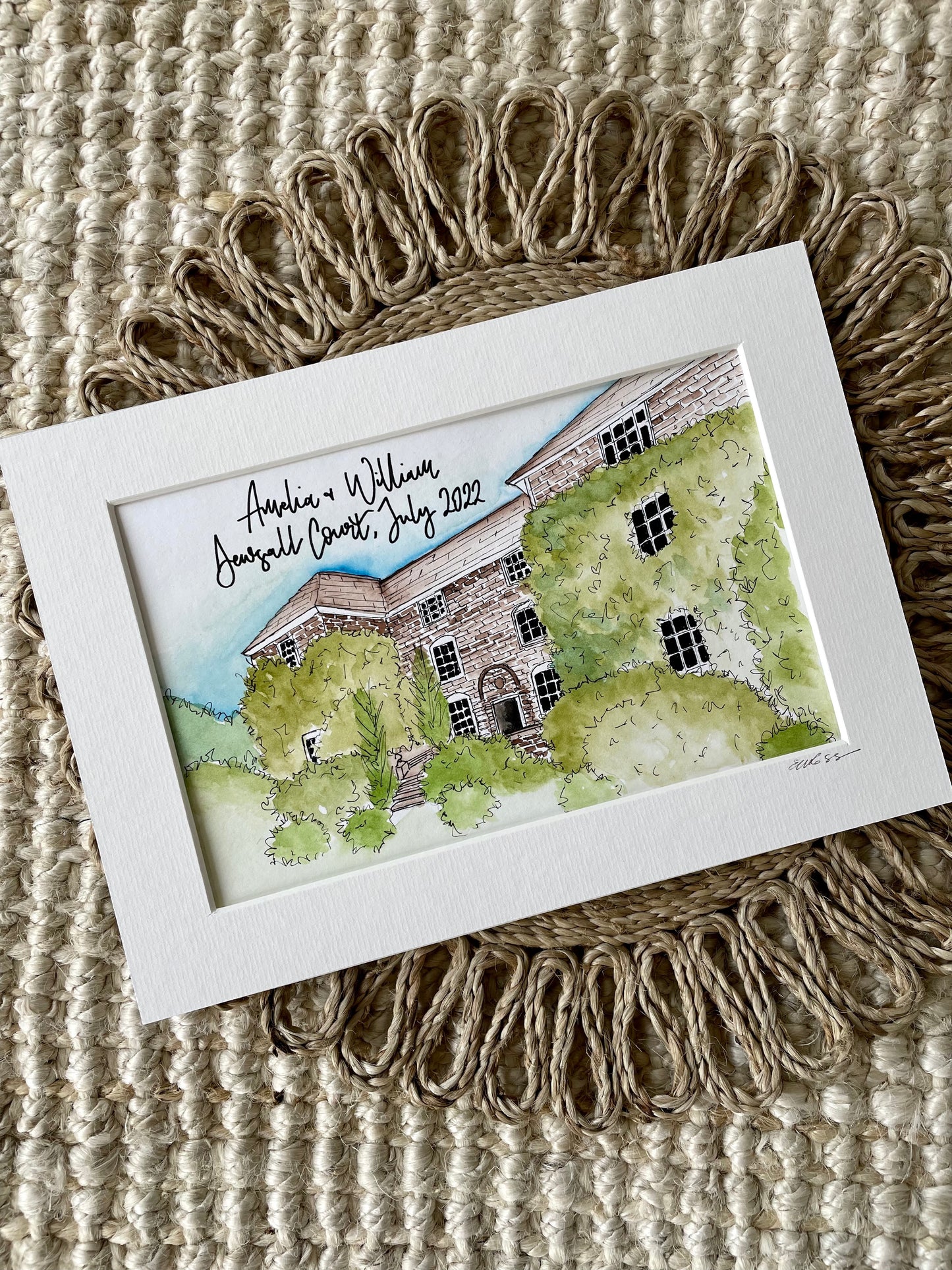 Wedding Venue Painted Illustration