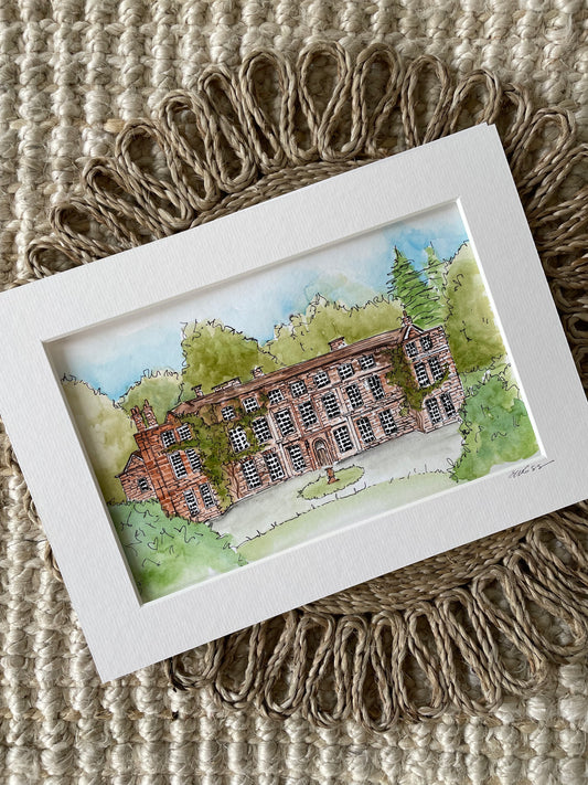 Wedding Venue Painted Illustration