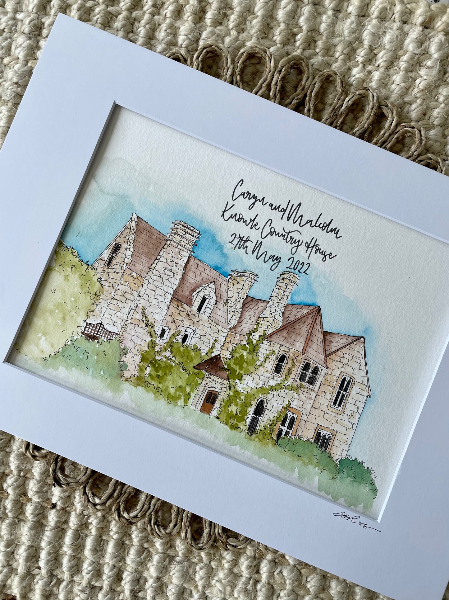 Wedding Venue Painted Illustration