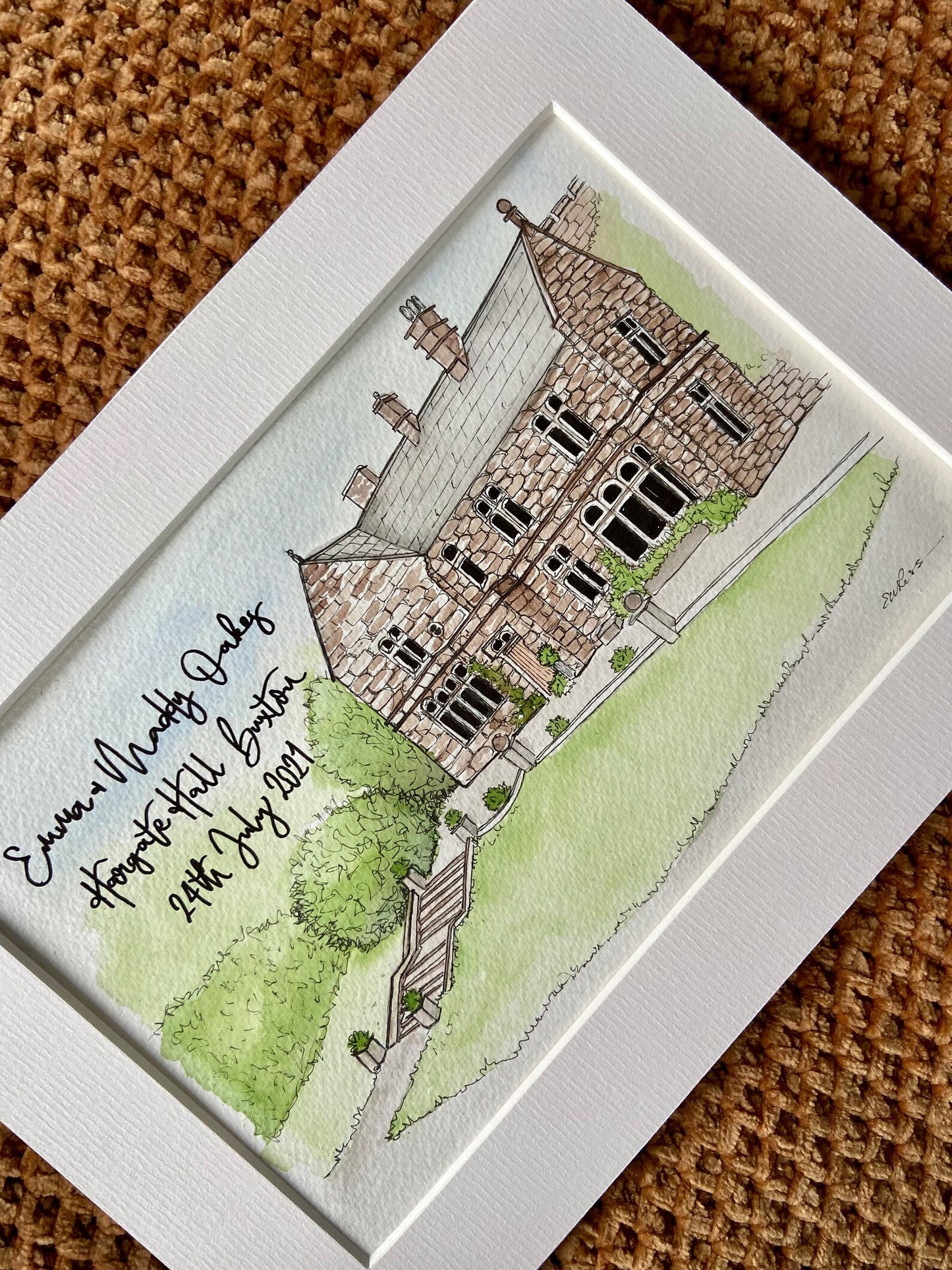 Wedding Venue Painted Illustration