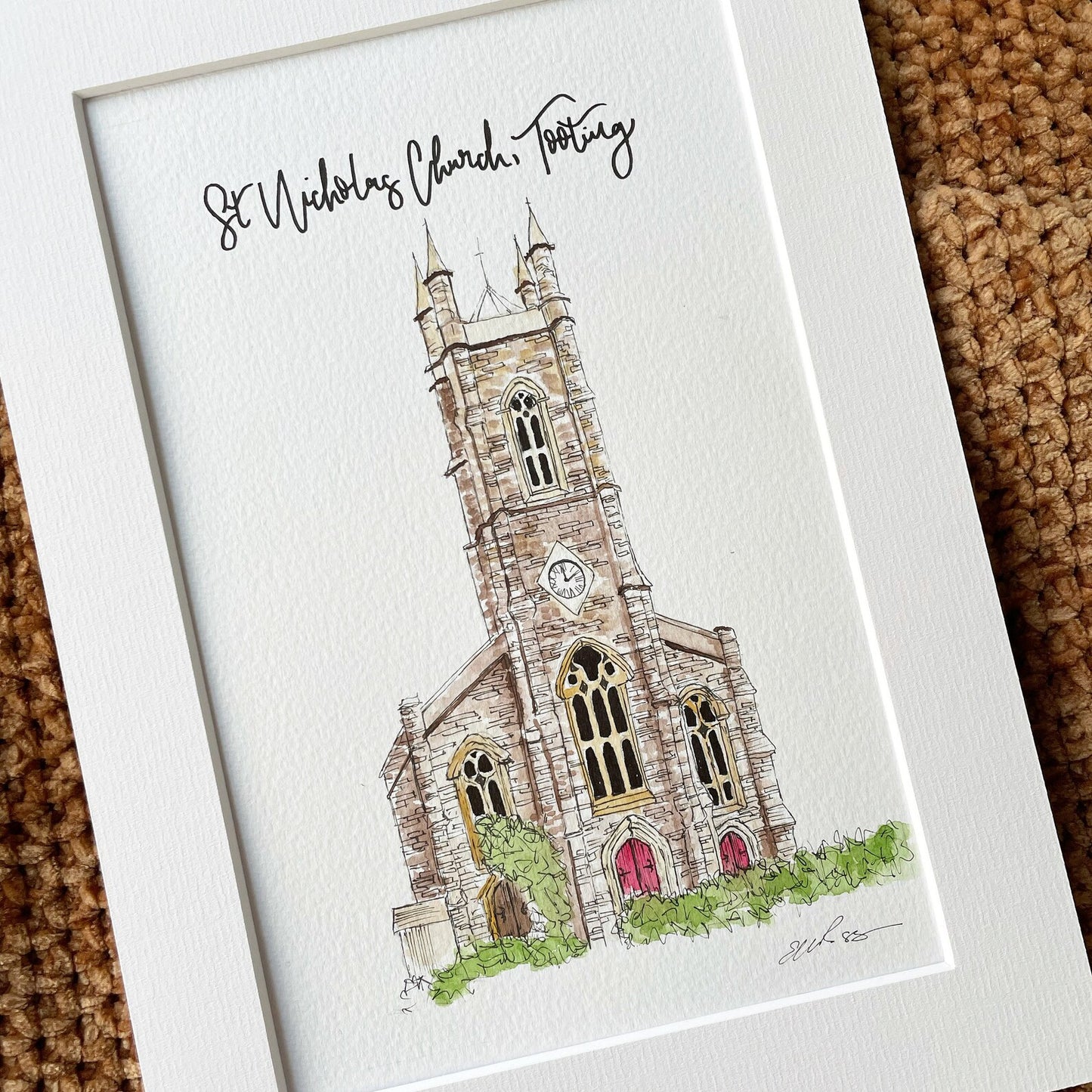 Wedding Venue Painted Illustration