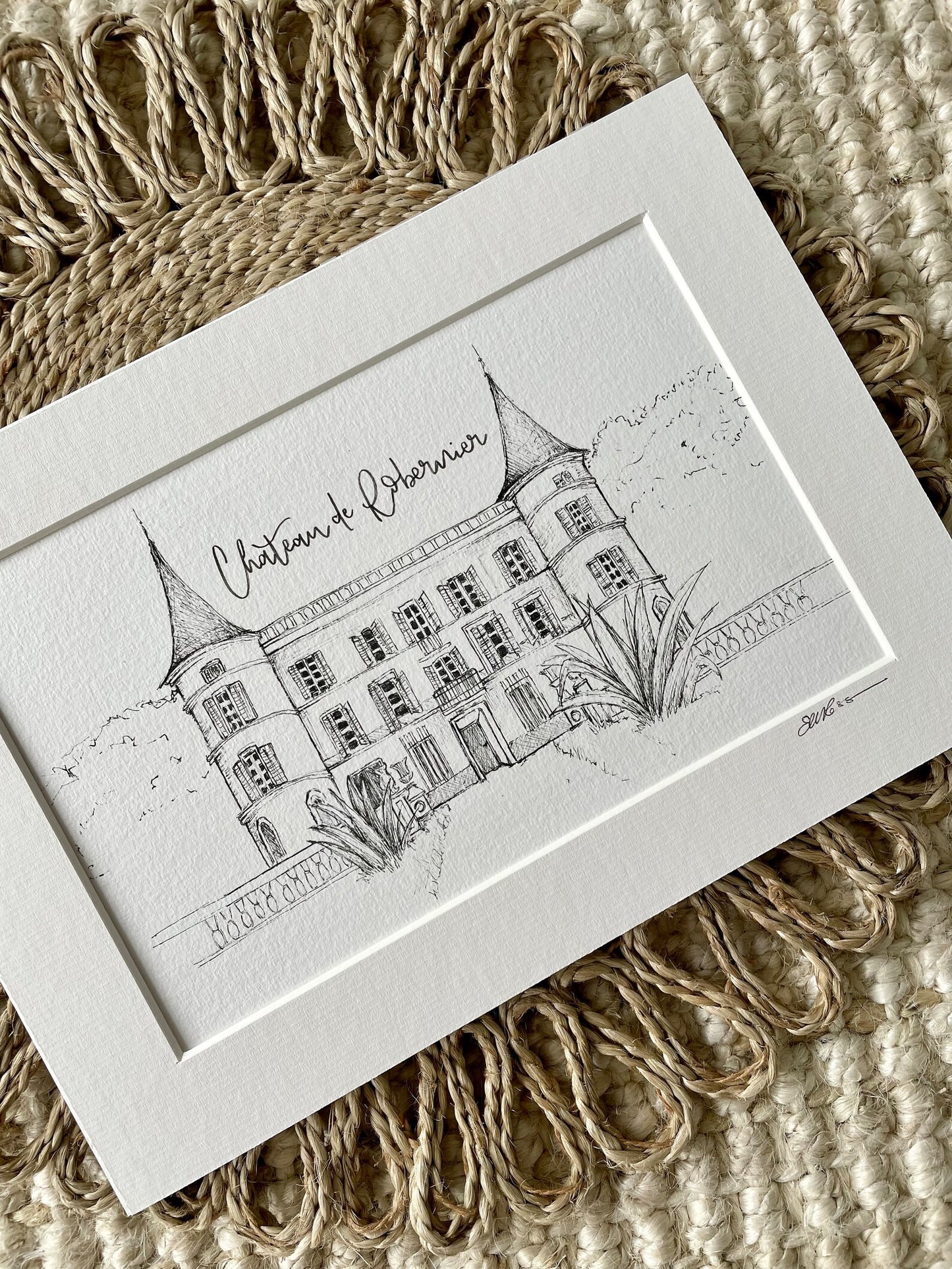 Wedding Venue Pen Illustration