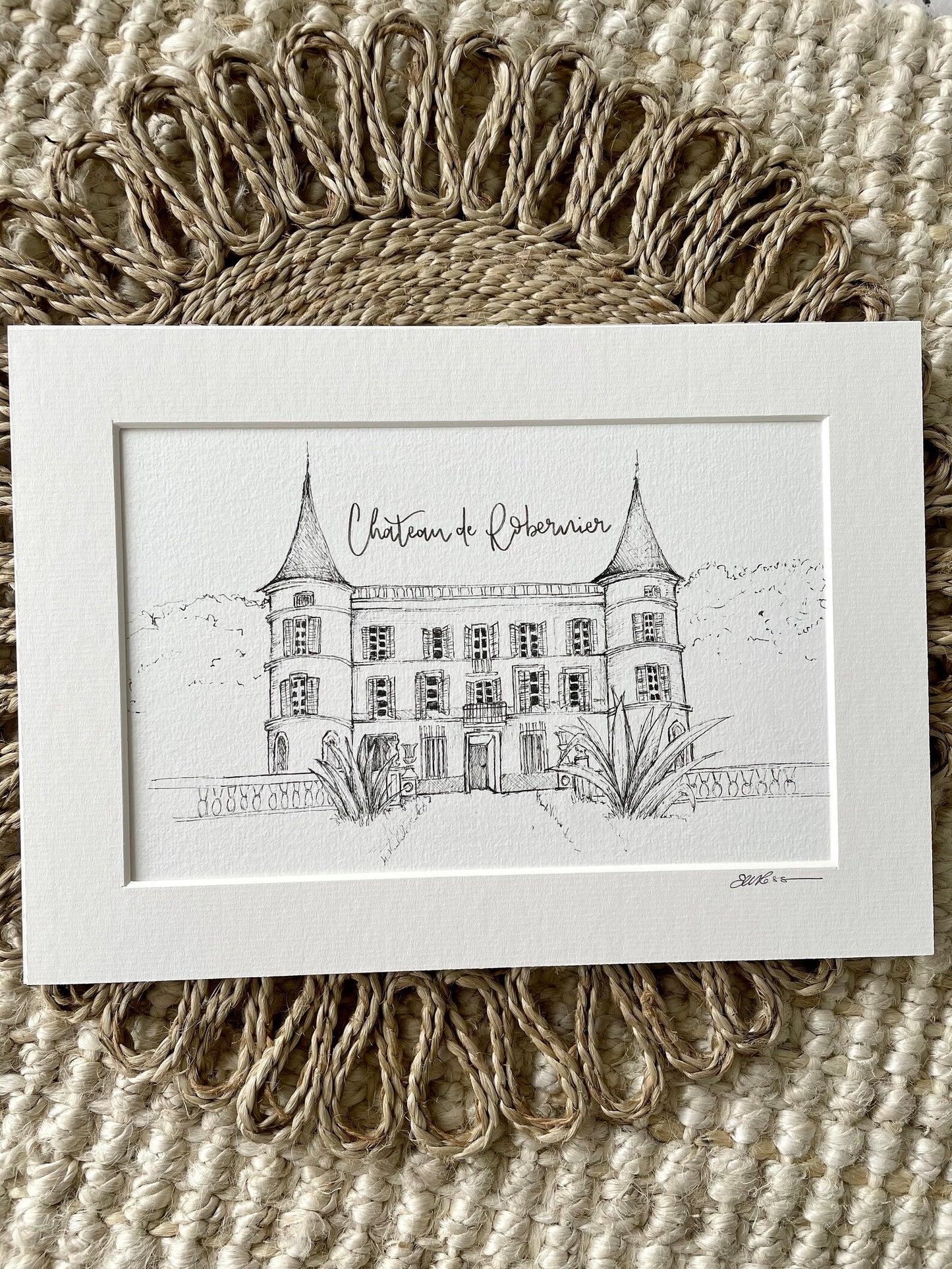 Wedding Venue Pen Illustration