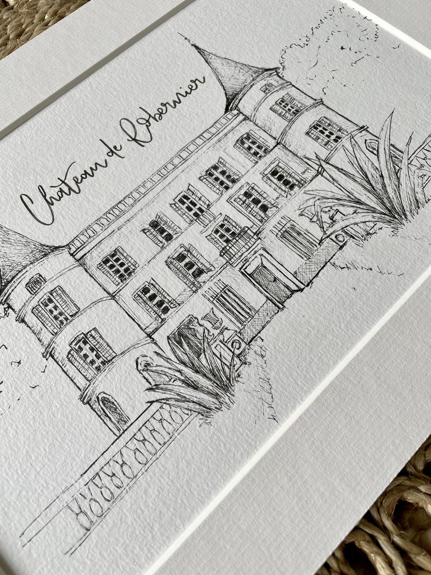 Wedding Venue Pen Illustration