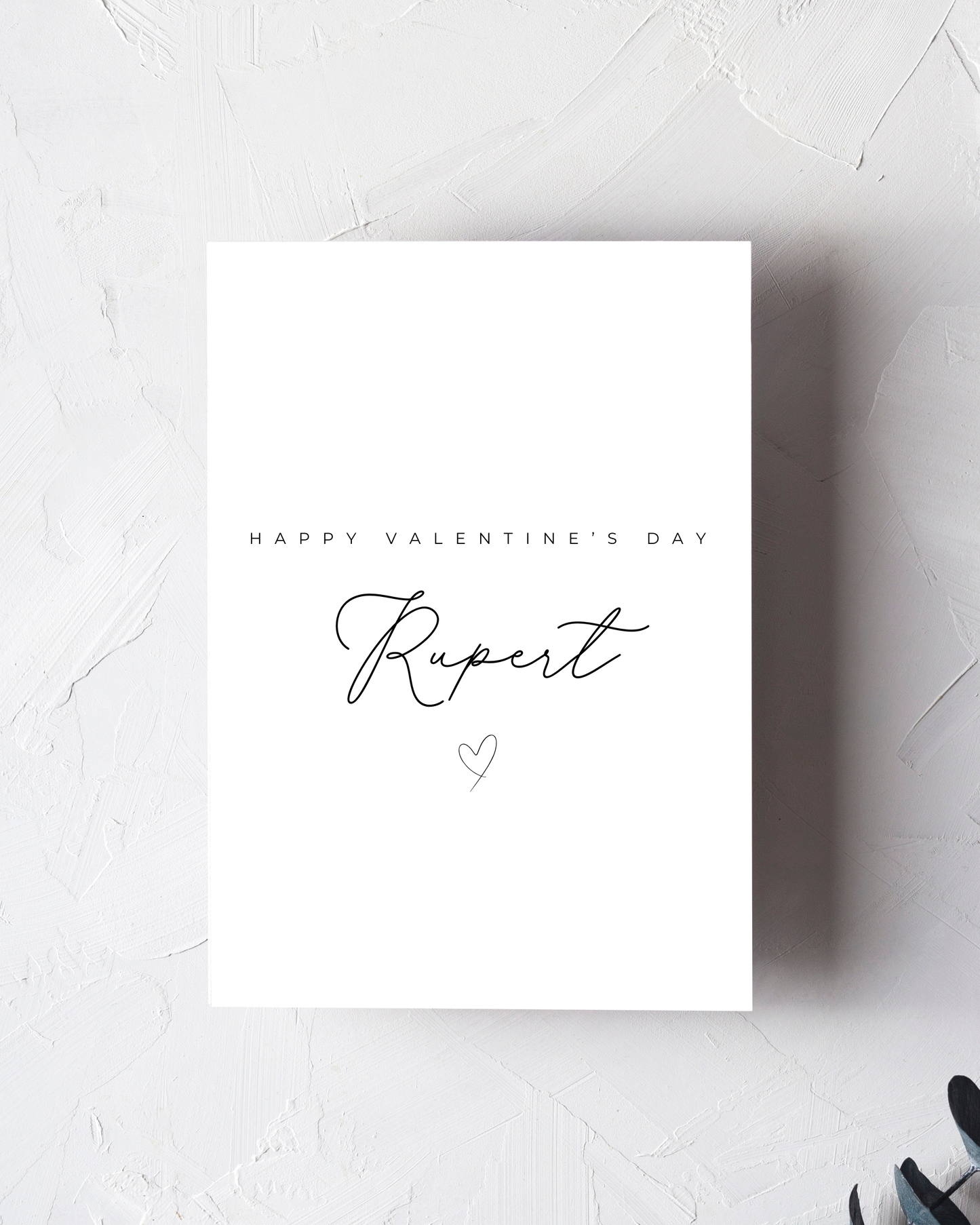 Personalised Happy Valentine's Day Card