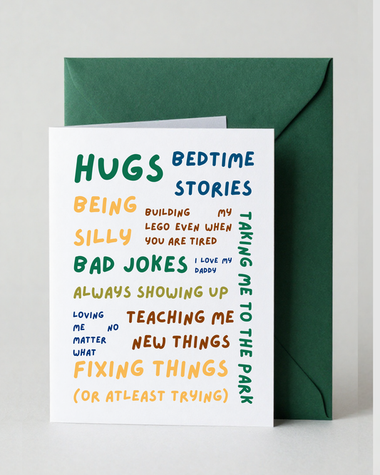 Custom Reasons I Love My Daddy Card