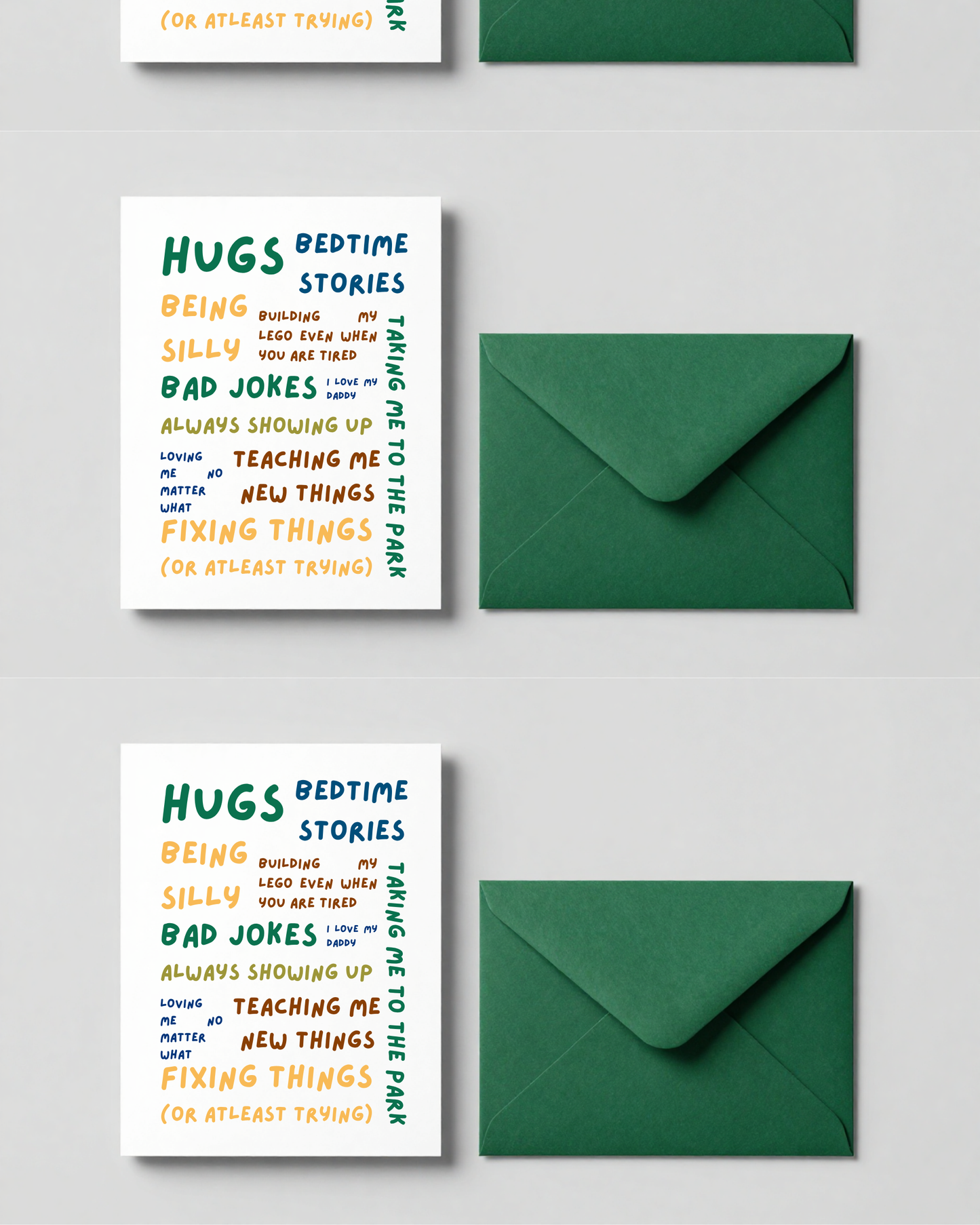 Custom Reasons I Love My Daddy Card