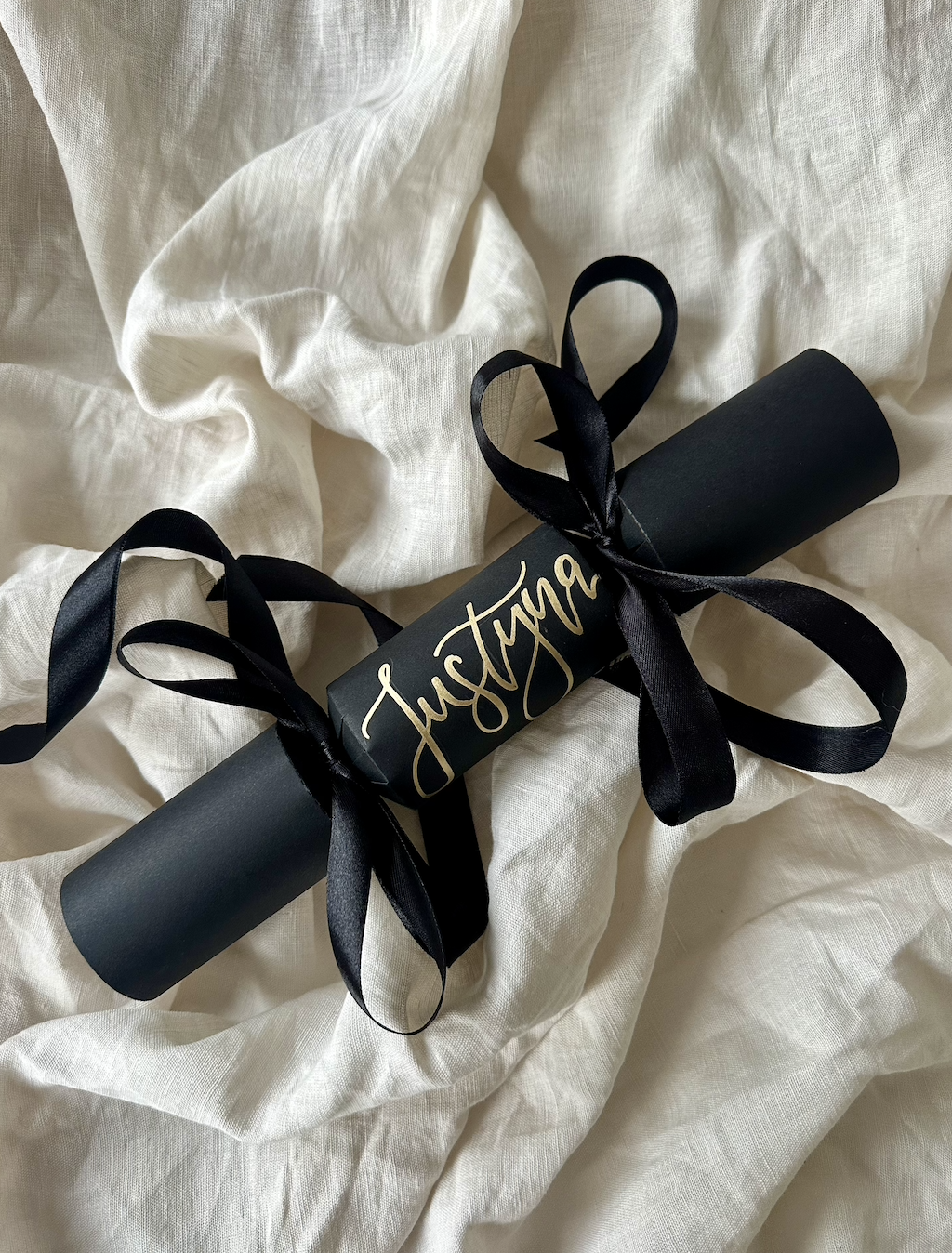 Personalised DIY Custom Christmas Cracker Place Name