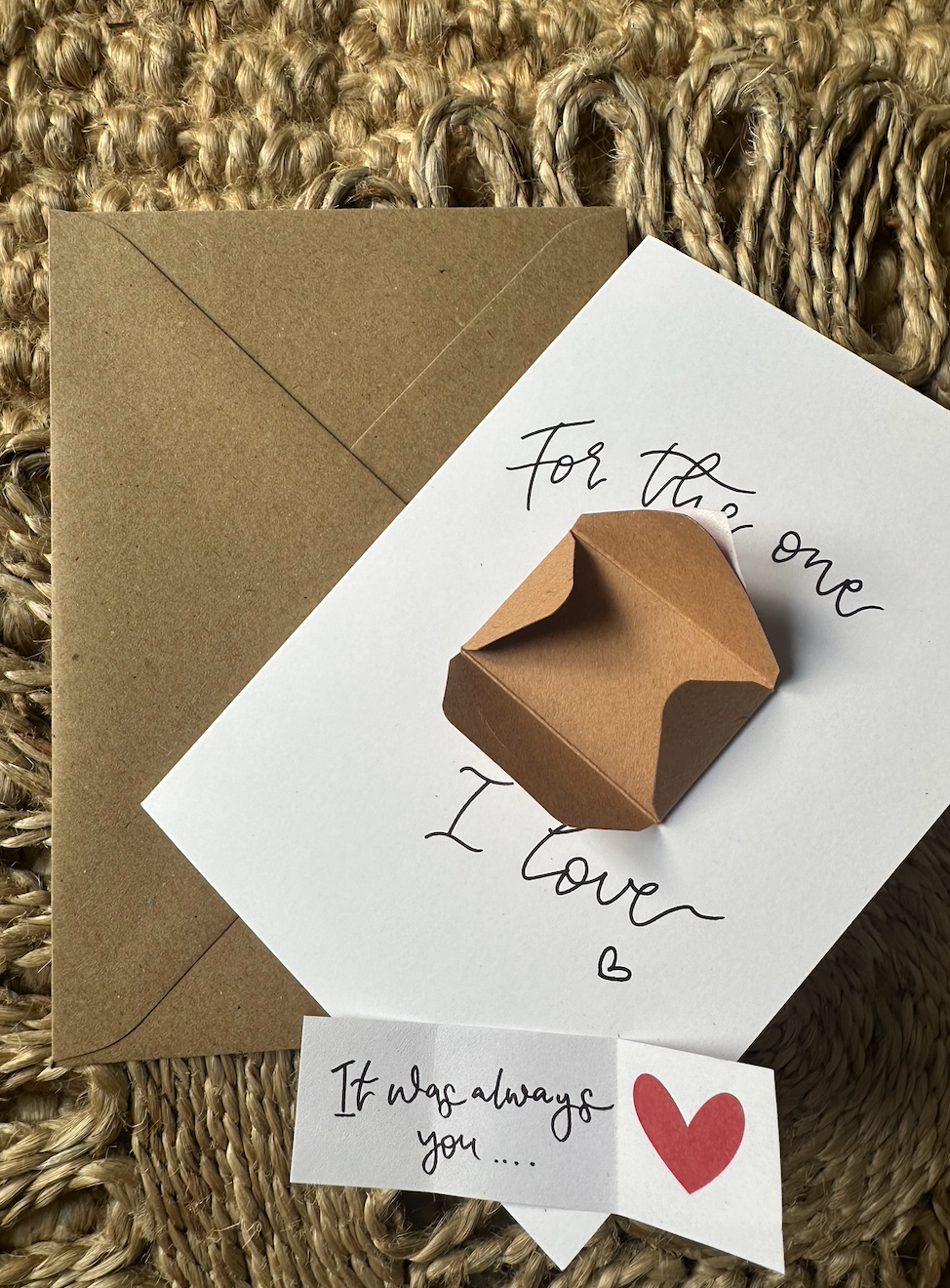 Personalised Little Love Letter Card