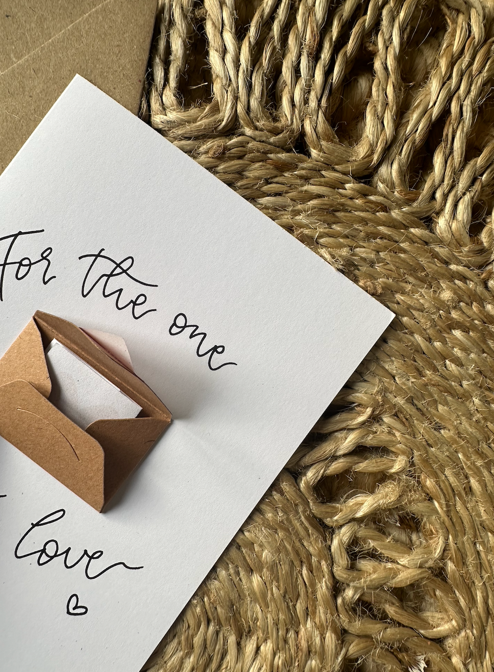 Personalised Little Love Letter Card