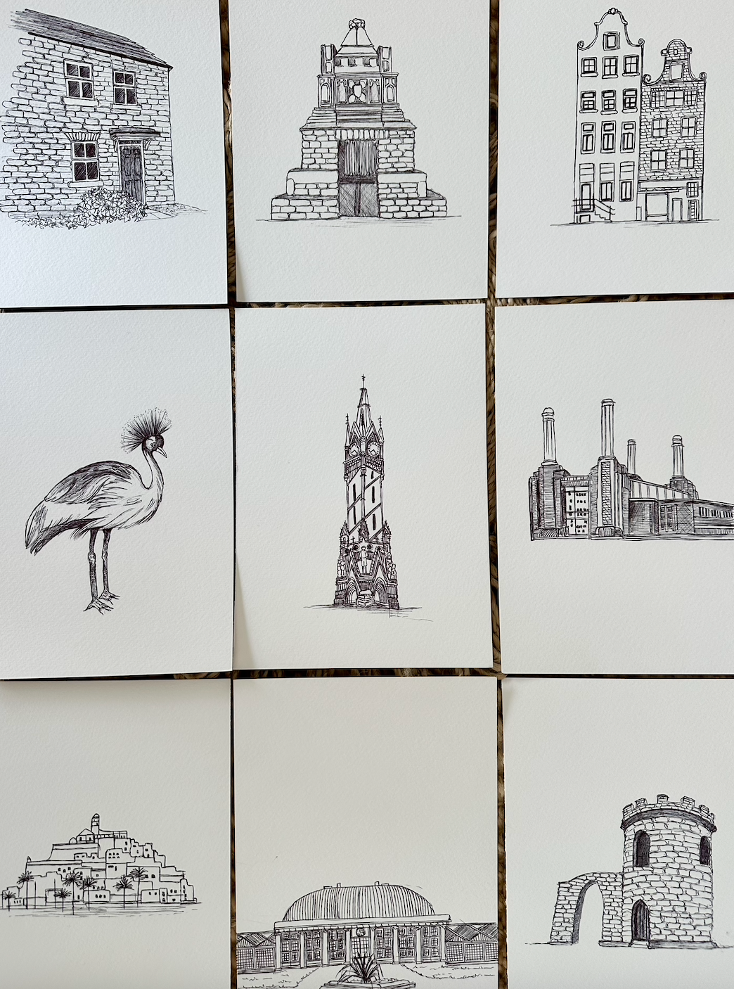Personalised Hand Drawn Location Table Names