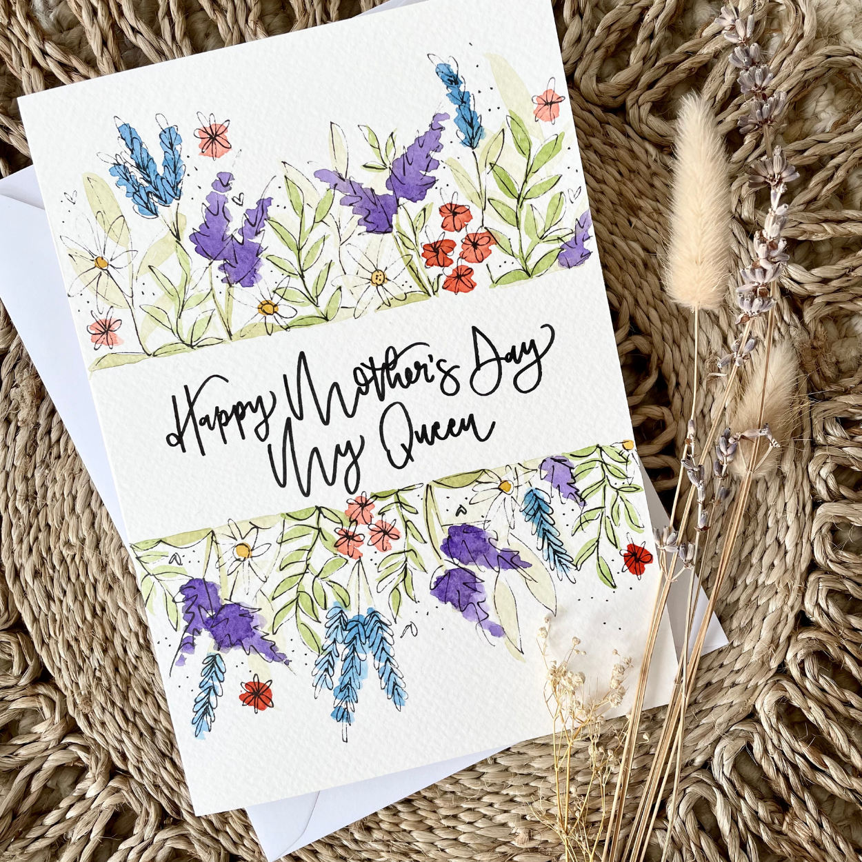 Colourful Floral Mother's Day Card