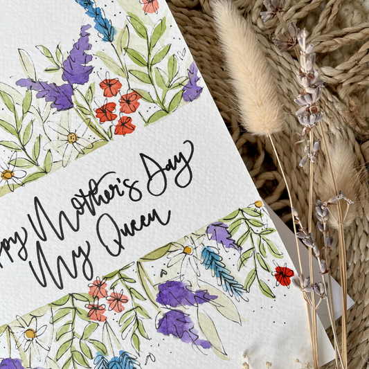 Colourful Floral Mother's Day Card