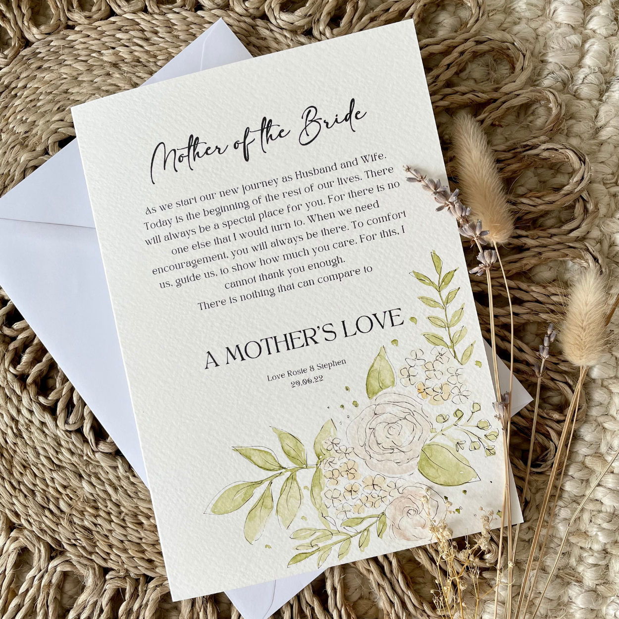 Mother Of The Bride Card