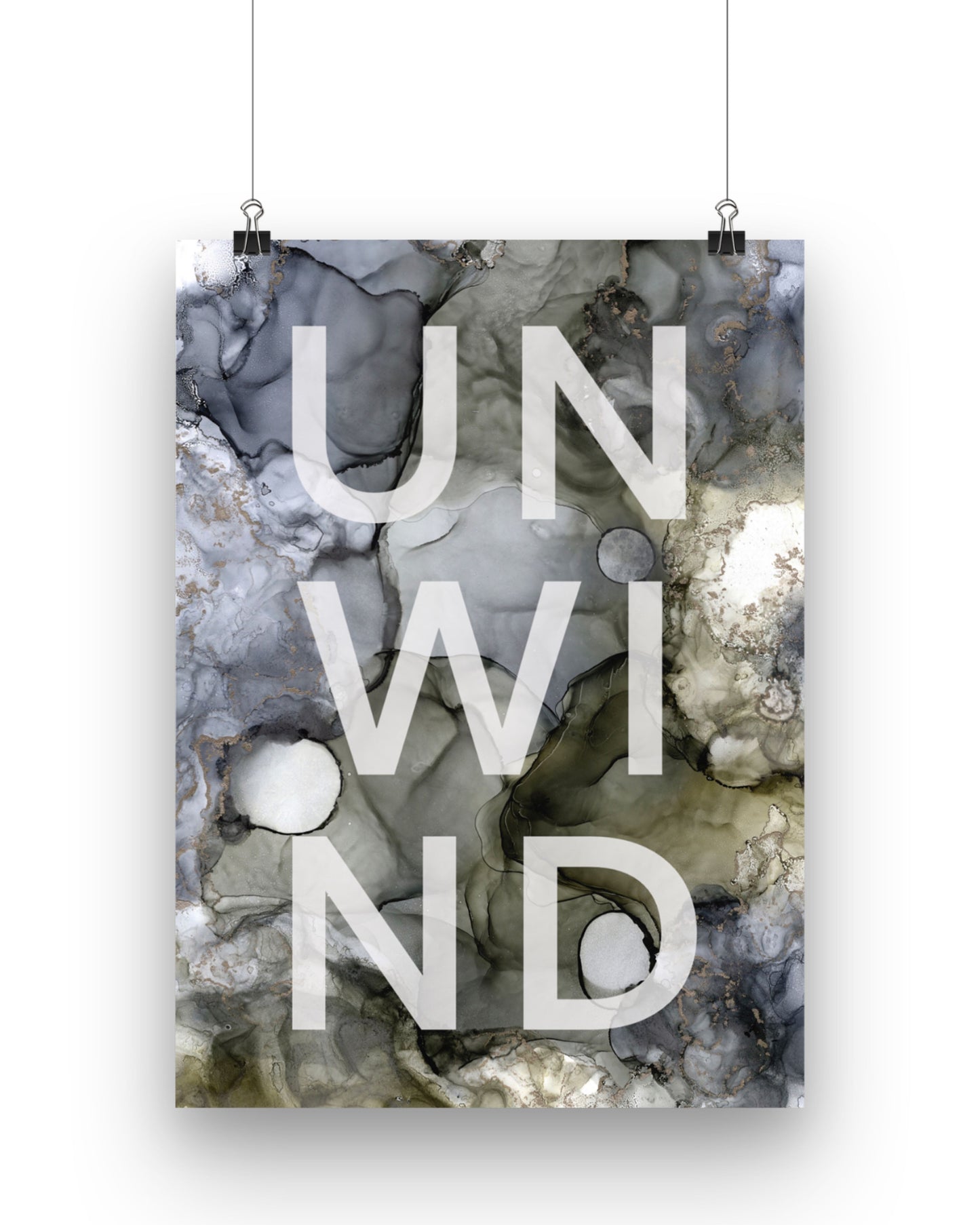 Unwind Digital Ink Print - EMA Collaboration